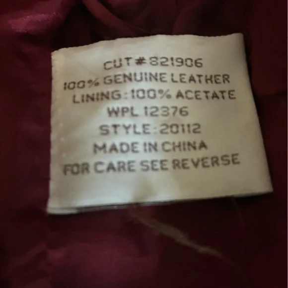 Vintage Red Leather PIONEER WEAR Woman’s (M) - Picture 6 of 15